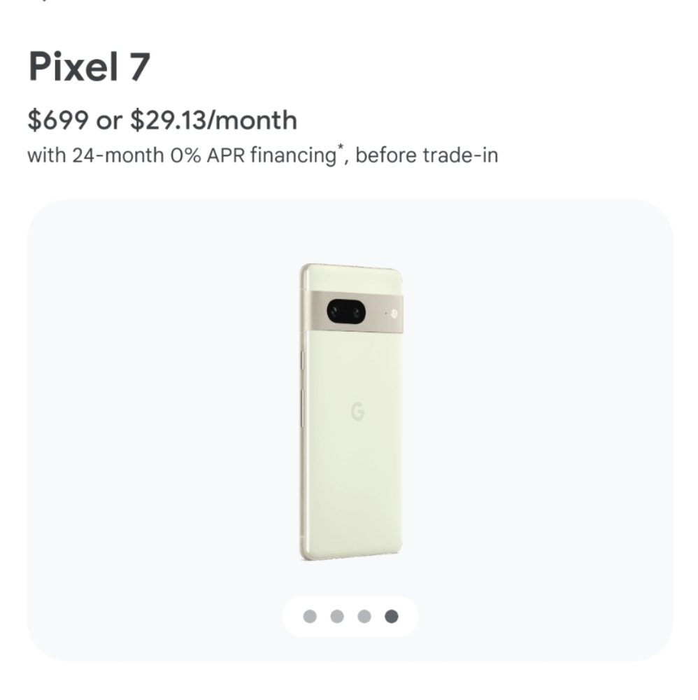 Google pixel 7